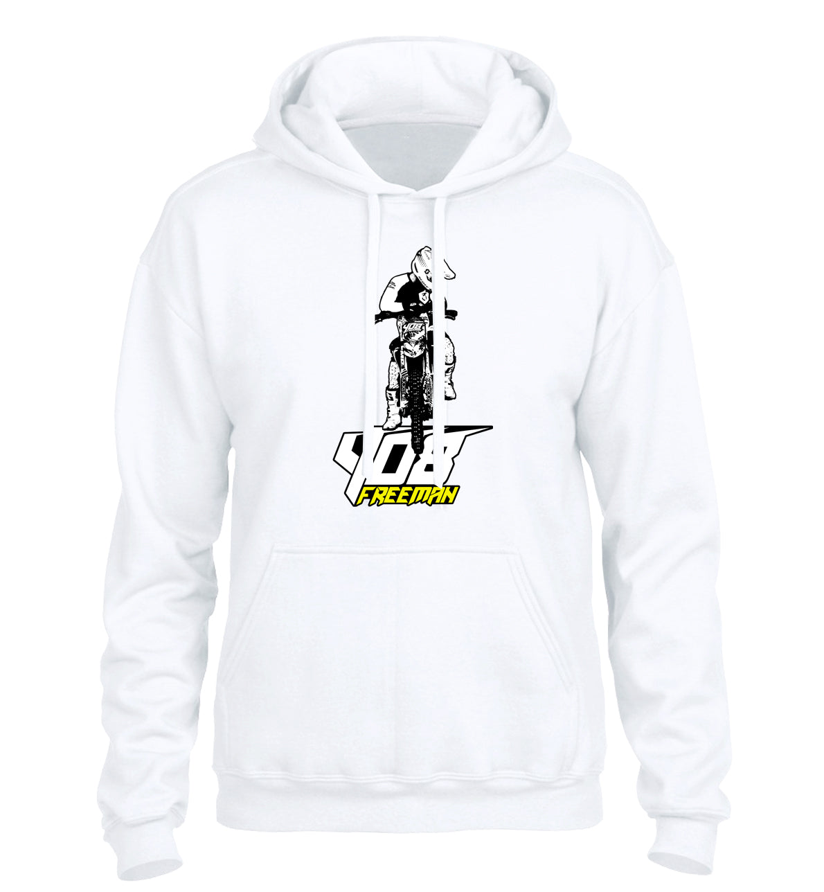 408 Freeman Dirt Bike Mens Hoodie