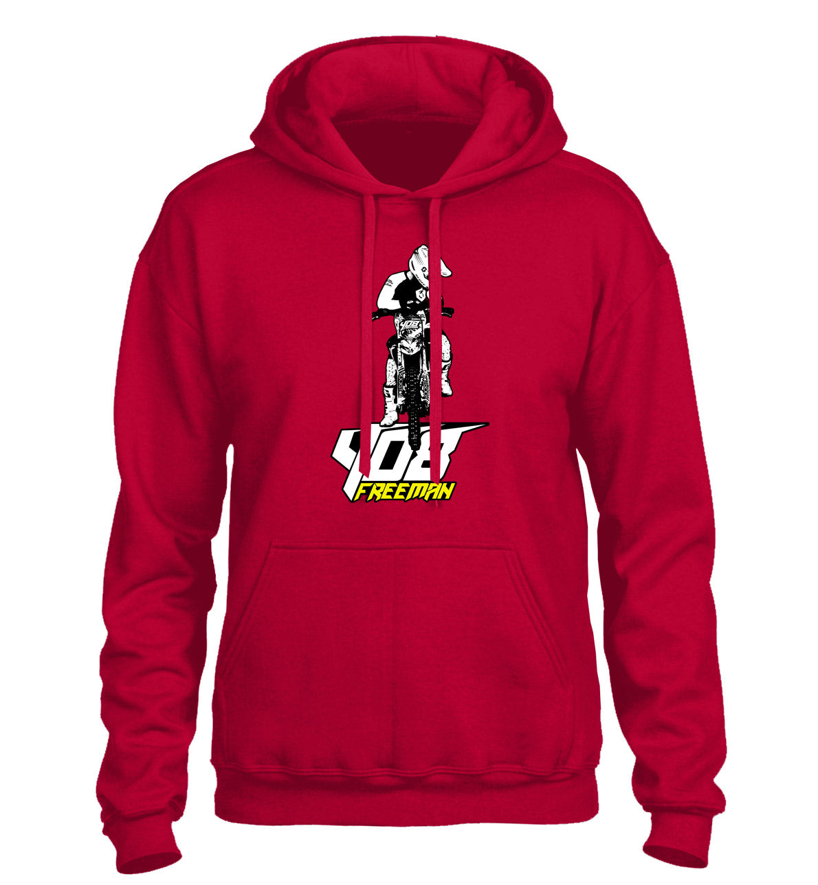 408 Freeman Dirt Bike Mens Hoodie